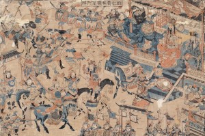 20160627 薛仁貴私擺龍門陣図 中国版画　蘇州版画　UMAM